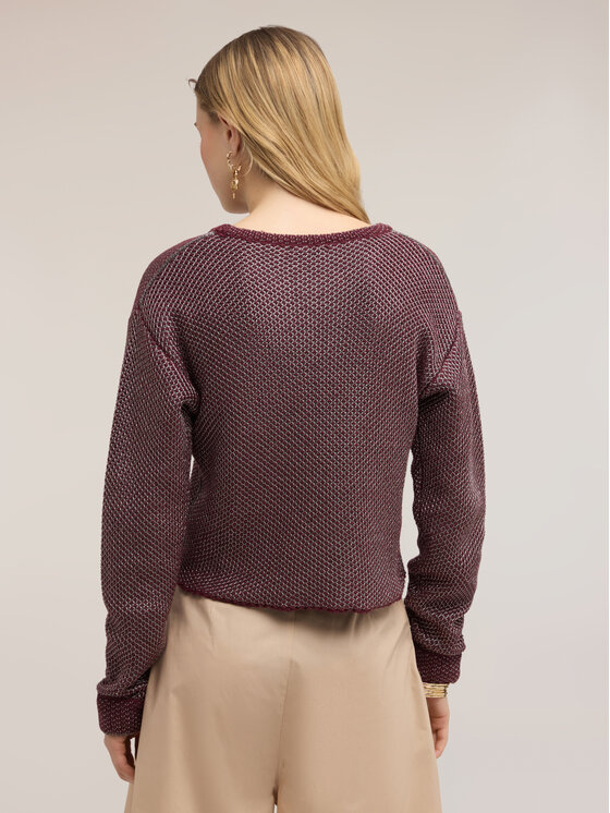 Motivi Motivi Maglione M115W003805N0Z6 Bordeaux Regular Fit