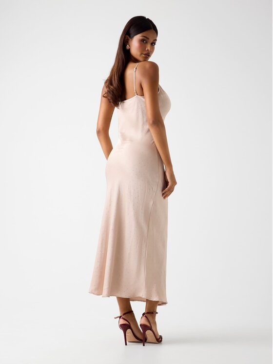 Guess Guess Ikdienas kleita 180182 Bēšs Classic Fit