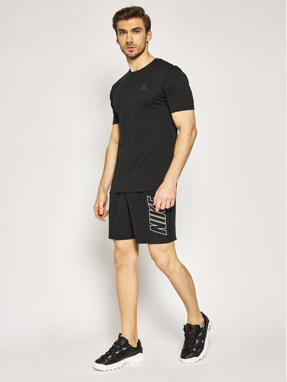 Salomon Salomon Технічна футболка Agile Training Tee LC1282100 Чорний Regular Fit
