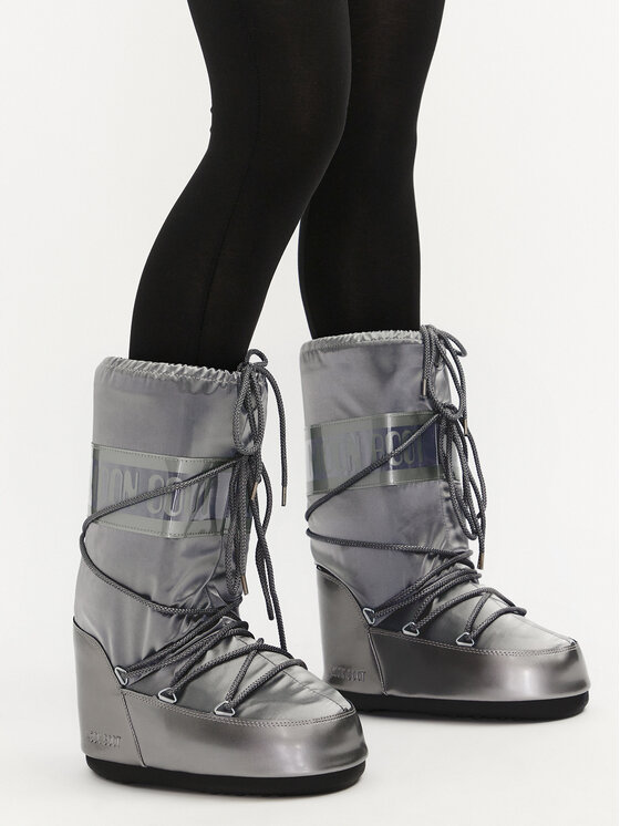 Moon Boot Moon Boot Śniegowce 80D1401680 Srebrny