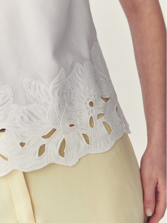 TATUUM TATUUM Bluzka BORITA Kremowy Loose Fit