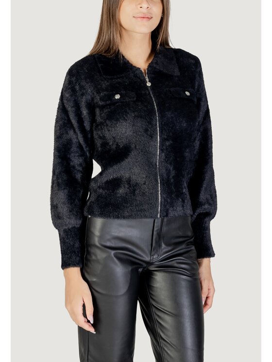 Morgan De Toi Morgan De Toi Cardigan 232-MDOMI Nero Casual Fit