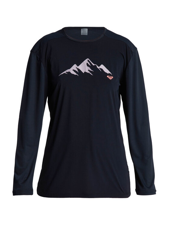 Roxy Roxy Koszulka techniczna Boundless Spirit 2 ERJKT04329 Czarny Regular Fit