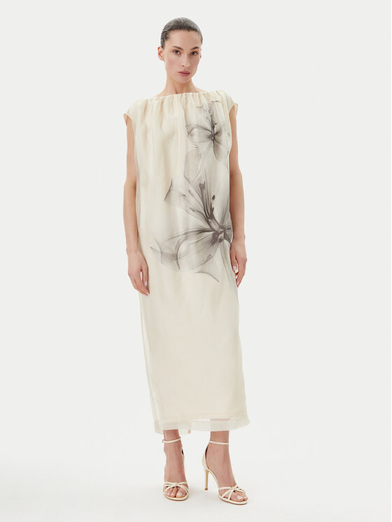 Herskind Herskind Коктейльна сукня Veronika 5586199 Écru Loose Fit