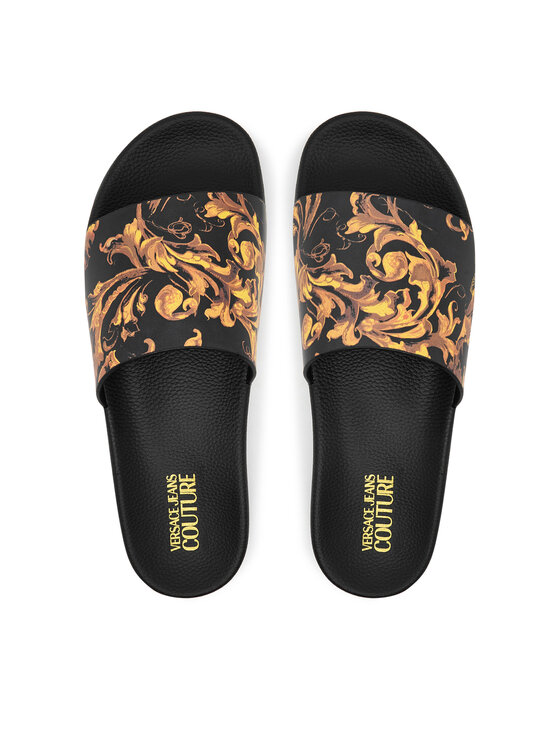 Versace Jeans Couture Versace Jeans Couture Klapki 79YA3SQ4 ZS365 G89 Czarny