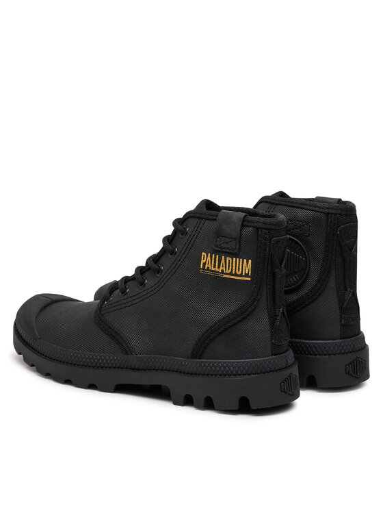 Palladium Palladium Turistická obuv PAMPA HI COATED 74375-008-M Černá