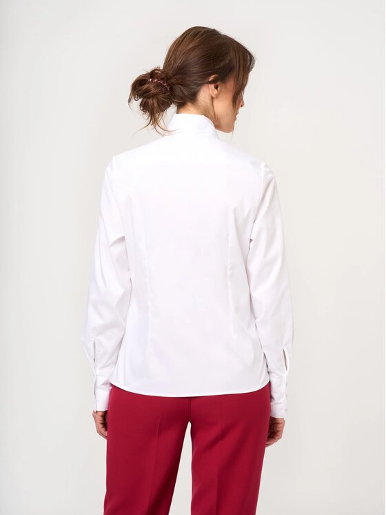 Willsoor Willsoor Koszula 60261 Biały Slim Fit