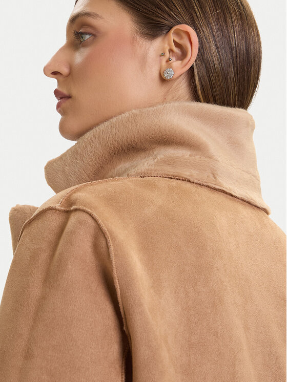 Rinascimento Rinascimento Cappotto di transizione CFC0122205003 Beige Regular Fit