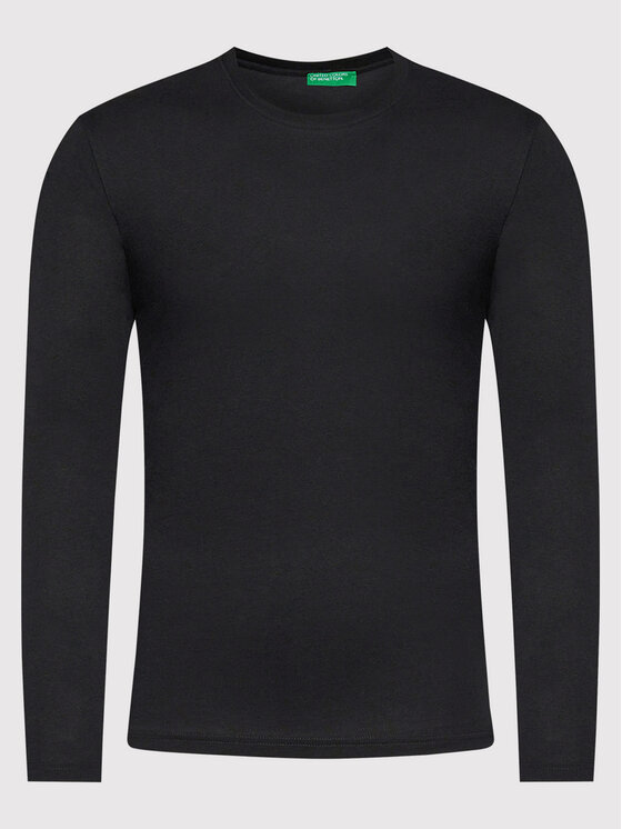 United Colors Of Benetton United Colors Of Benetton Longsleeve 3U53J1F05 Negru Regular Fit