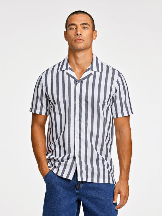 Lindbergh Lindbergh Krekls 30-203321 Tumši zils Relaxed Fit