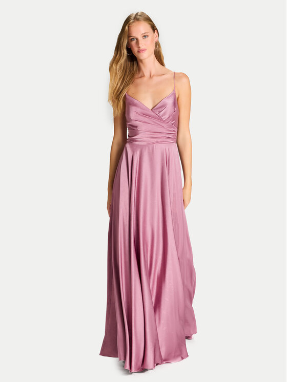 Hey Kyla Hey Kyla Večerna obleka 5AJ014HK Roza Slim Fit
