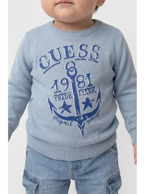 Guess Kids Guess Kids T-Shirt 181447 Niebieski Classic Fit