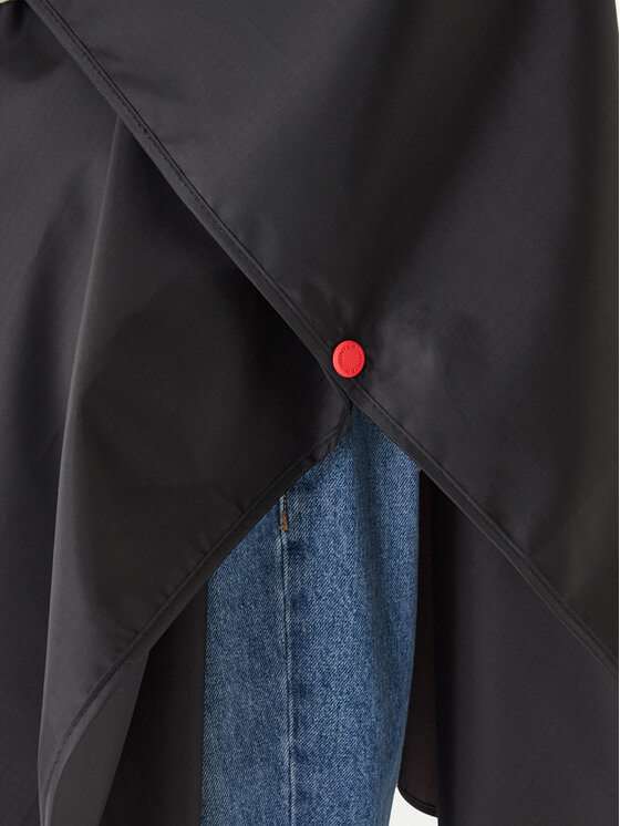 Hunter Hunter Pončo HARU0007261 Čierna Regular Fit