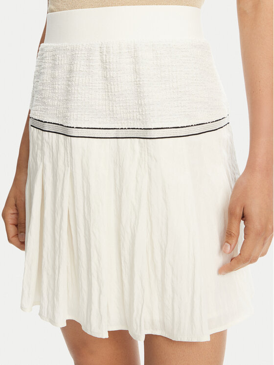 Liu Jo Sport Liu Jo Sport Spódnica mini TA5124 J4894 Biały Regular Fit
