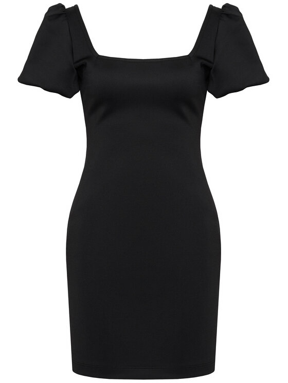 Guess Guess Коктейльна сукня W1GK14 K3PP2 Чорний Slim Fit