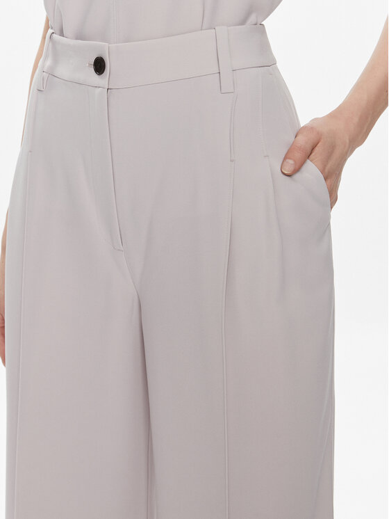 Calvin Klein Calvin Klein Pantaloni di tessuto K20K206774 Grigio Wide Leg