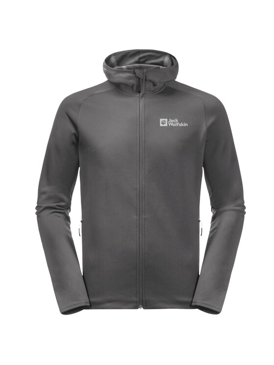 Bluza Jack Wolfskin, Rozmiar XL, Szary, Jack Wolfskin Baiselberg Hooded FZ M
