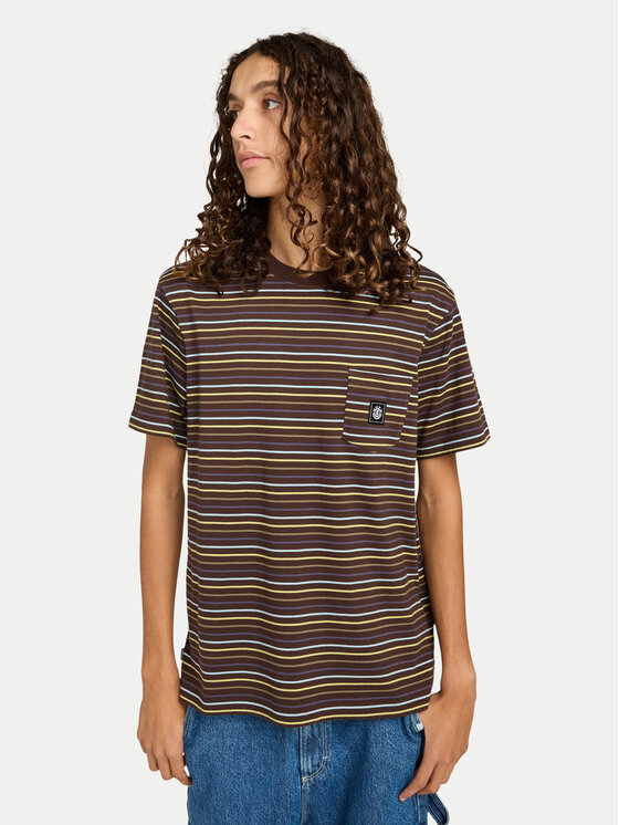 Element Element T-krekls Icon Label Pocket ELYKT00198 Daudzkrāsains Regular Fit