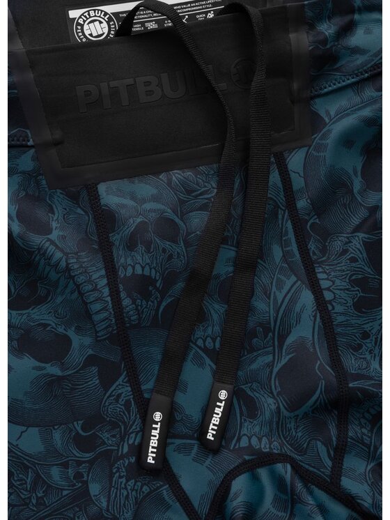 PITBULL PITBULL Szorty sportowe GUARDIAN ANGEL Czarny Regular Fit
