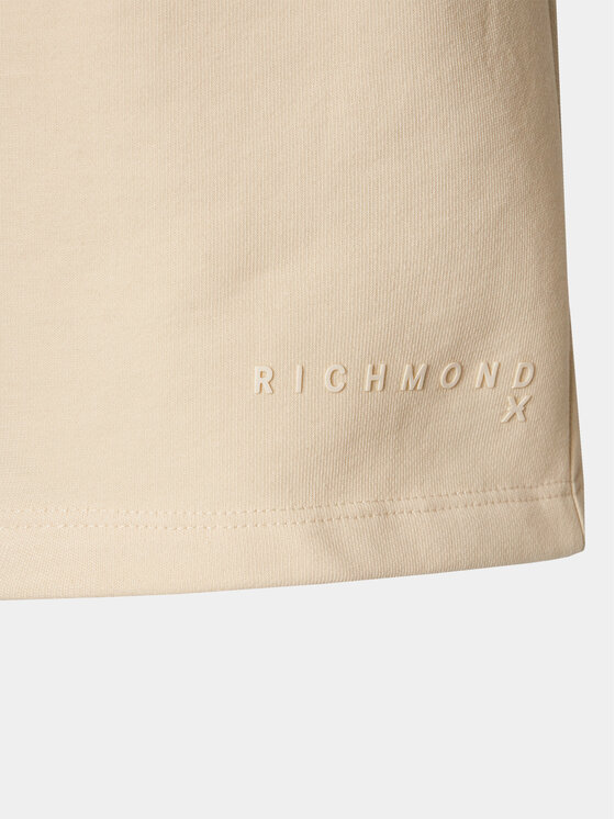 Richmond X Richmond X Szorty sportowe Ceylan UMP24007BE Beżowy Regular Fit