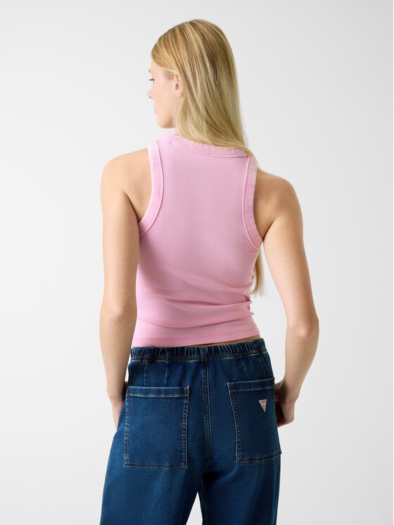 Guess Jeans Guess Jeans Marškinėliai 180345 Rožinė Classic Fit