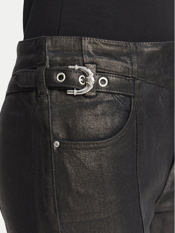 Guess Guess Штани з тканини W6BA32 D2086 Чорний Slim Fit