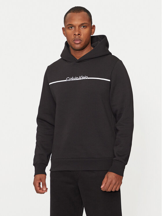 Calvin Klein Mikina K10K114338 Čierna Regular Fit