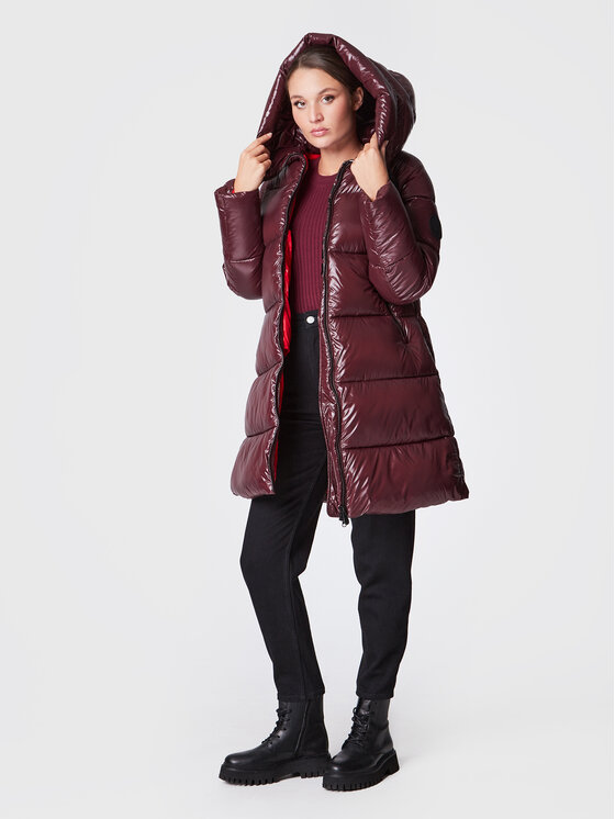 Save The Duck Save The Duck Zimska jakna D45510W LUCK15 Tamnocrvena Regular Fit