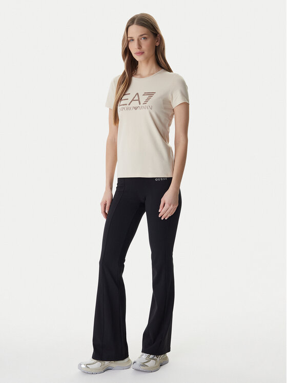 EA7 Emporio Armani EA7 Emporio Armani T-shirt 7W000993 AF18401 Bež Regular Fit