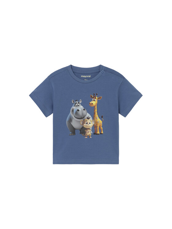 Mayoral Tricou 1008 Albastru Regular Fit