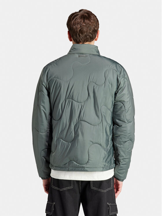 adidas adidas Demisezoninė striukė Nuganic IS1265 Žalia Regular Fit