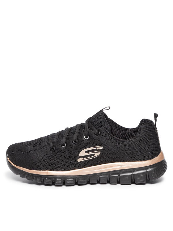 Skechers Skechers Снікерcи Get Connected 12615/BKRG Чорний