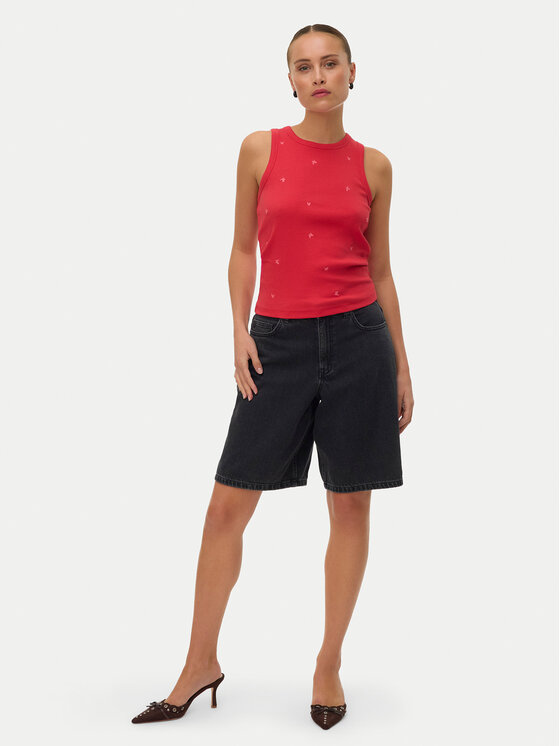 Vero Moda Vero Moda Topiņš Naja 10341964 Sarkans Slim Fit