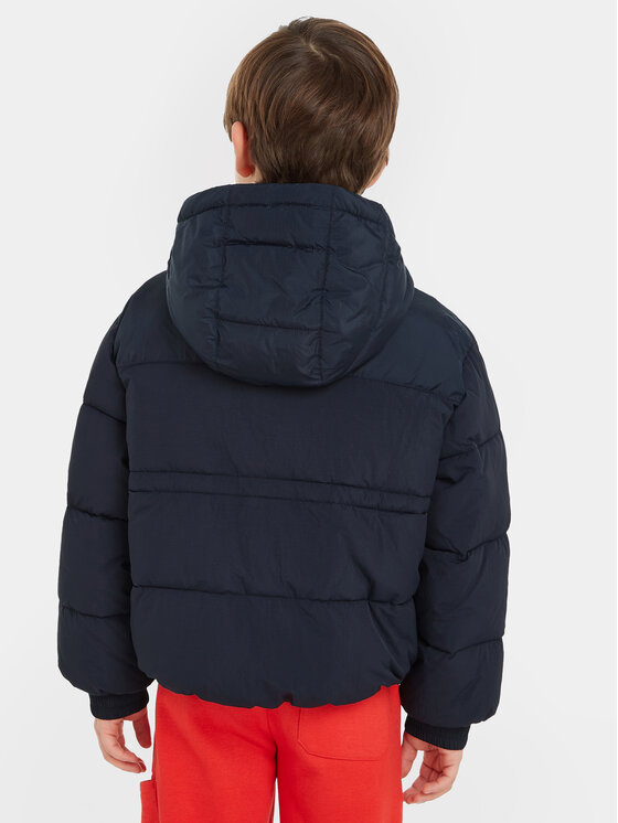 Tommy Hilfiger Tommy Hilfiger Zimska jakna New York KG0KG07551 Tamnoplava Relaxed Fit