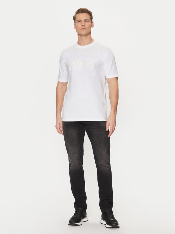 BOSS BOSS T-Shirt 50531271 Biały Regular Fit
