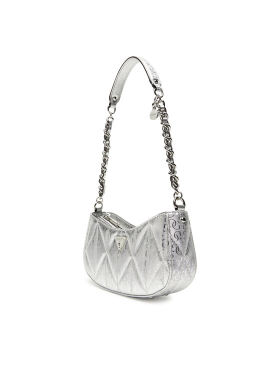 Guess Guess Дамска чанта Aldina HWGY96 63170 Сребрист
