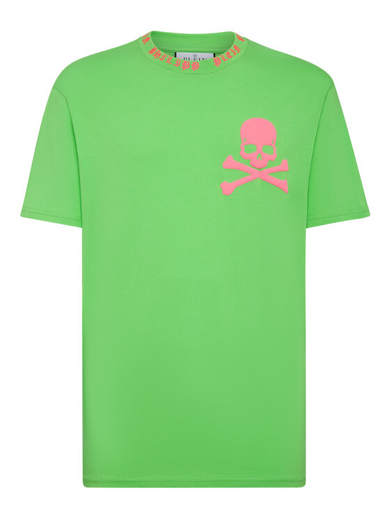 PHILIPP PLEIN PHILIPP PLEIN T-Shirt 299 Zielony Regular Fit