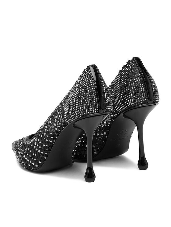 Eva Minge Eva Minge Pantofi cu toc subțire EO-AMY-1797-823 Negru