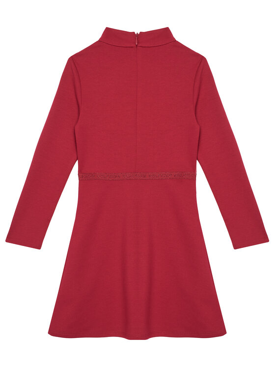 Tommy Hilfiger Tommy Hilfiger Ежедневна рокля Essential Skater KG0KG08790 S Червен Regular Fit