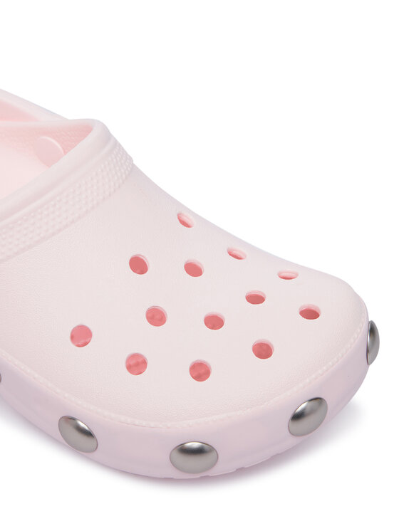 Crocs Crocs Šlepetės Classic Big Studded Clog 214236 Šviesiai rožinė