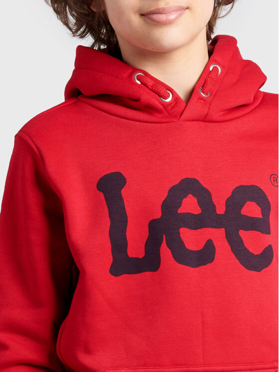 Lee Lee Pulóver LEE0008 Piros Regular Fit