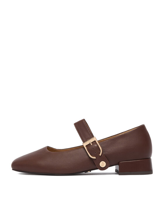 U.S. Polo Assn. U.S. Polo Assn. Μπαλαρίνες Amelia001-Blk EO-AMELIA001W/GL1 Καφέ