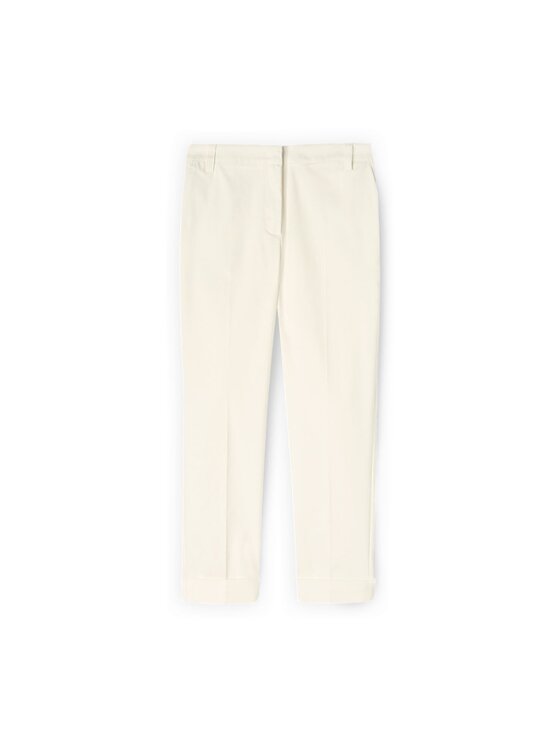 Motivi Motivi Pantaloni di tessuto P085Q004532N011 Bianco Slim Fit