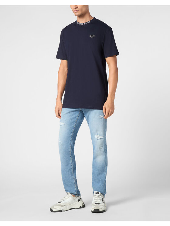 PHILIPP PLEIN PHILIPP PLEIN T-Shirt 9567 Světle modrá Regular Fit