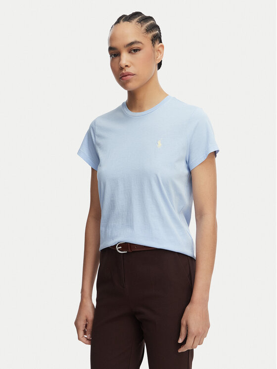 Polo Ralph Lauren Tricou 211B14605019 Albastru deschis Classic Fit