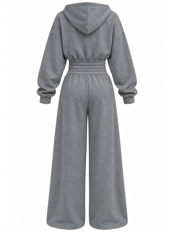 Agatha Studio Agatha Studio Dres A26ZF-KA-K66 Szary Oversize