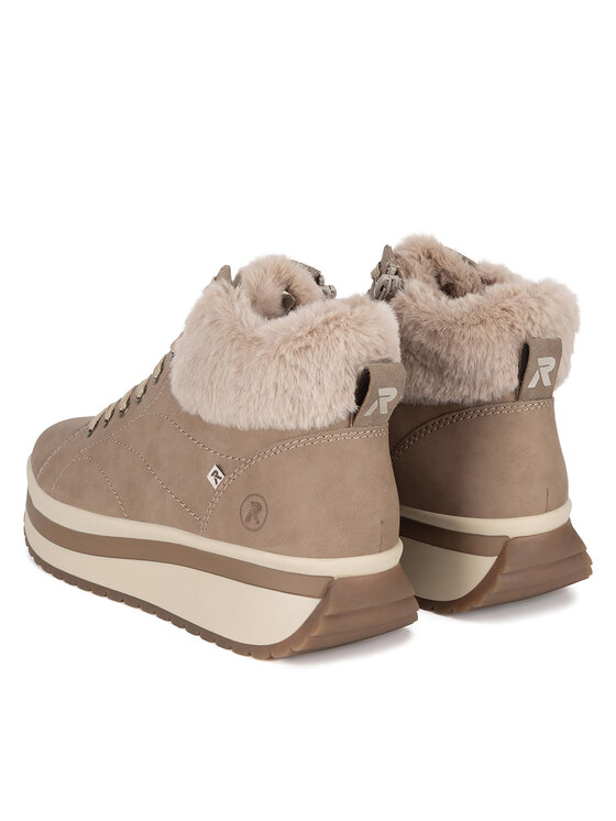 Rieker Revolution Lifestyle Rieker Revolution Lifestyle Kotníková obuv W0961-20 Béžová