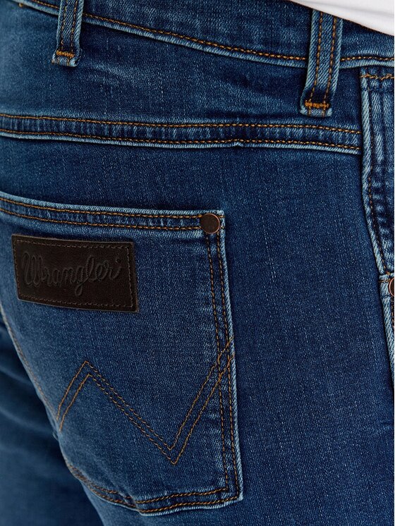 Wrangler Wrangler Jeansy Greensboro Niebieski Regular Fit