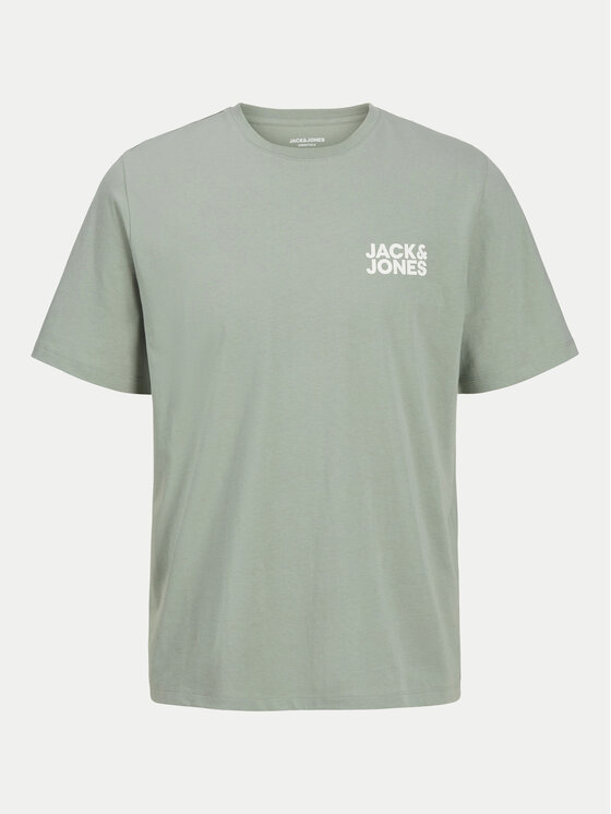 Jack & Jones Jack & Jones Tričko Corp Logo 12151955 Zelená Standard Fit