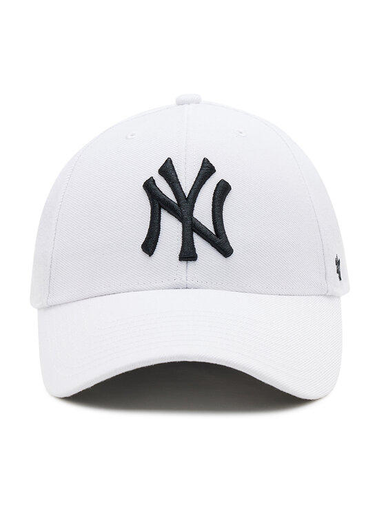 47 Brand 47 Brand Czapka z daszkiem New York Yankees B-MVP17WBV-WHF Biały